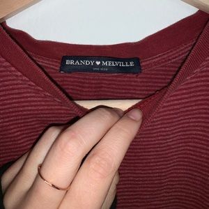 the cutest red brandy shirt ever